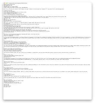 Amazon support thread
